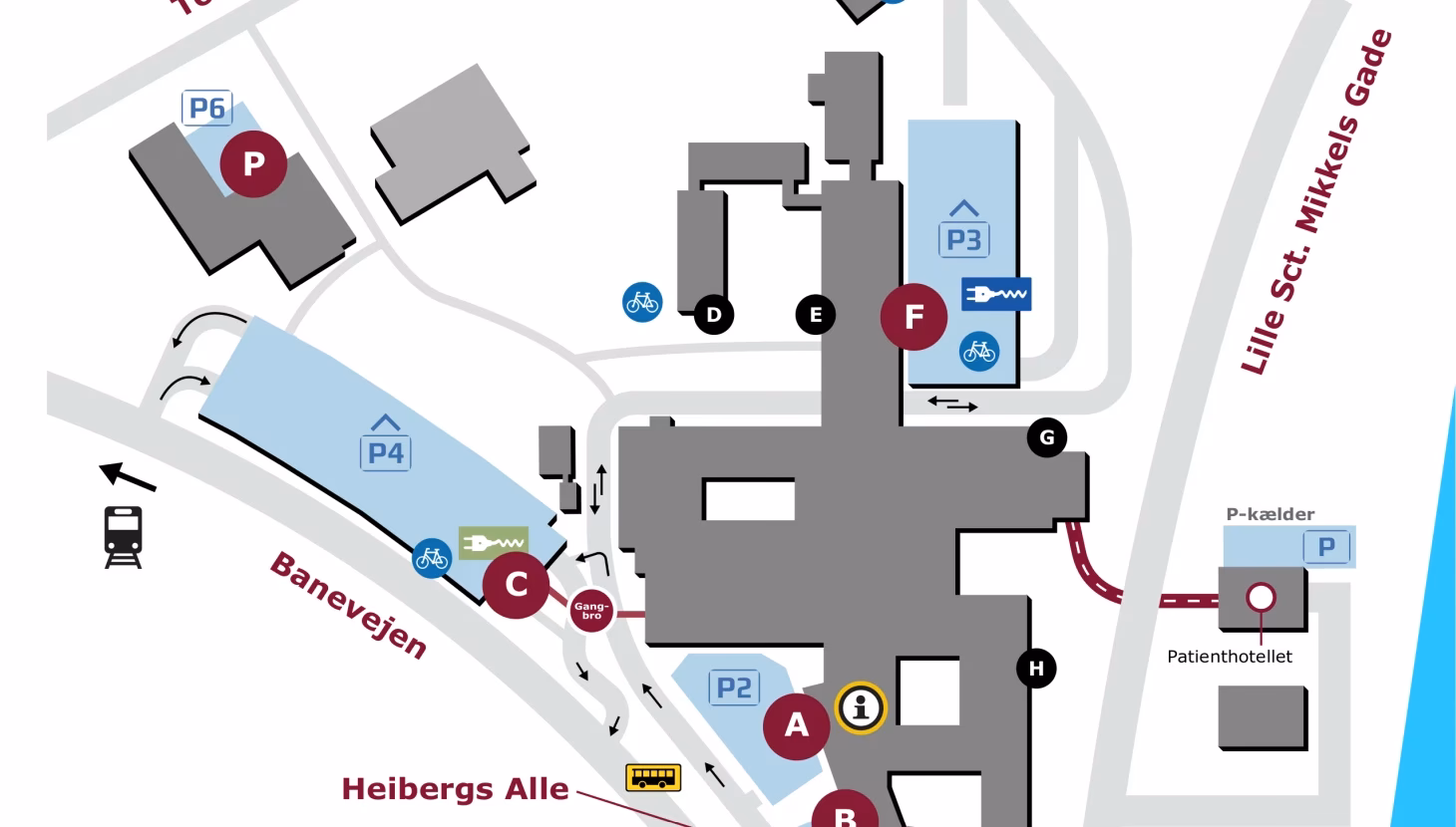 Er det gratis at parkere ved Viborg Sygehus?